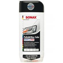 پولیش و واکس رنگی سوناکس مدل 296000 حجم 500 میلی لیتر مخصوص خودروهای سفید Sonax 296000 Polish and Wax Color For White Car 500ml